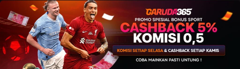 Sports promo — cashback and commission